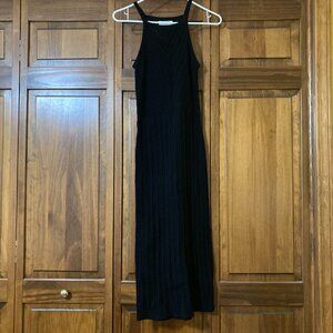 Old Navy Fitted Sleeveless Chevron-Knit Midi Sweater Dress for Women